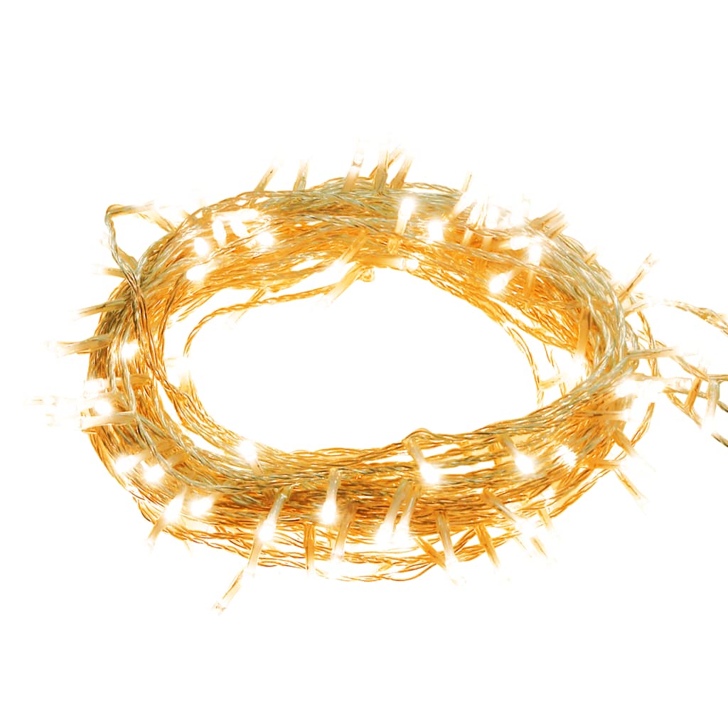 vidaXL LED reťaz s 1000 LED diódami teplá biela 100 m PVC