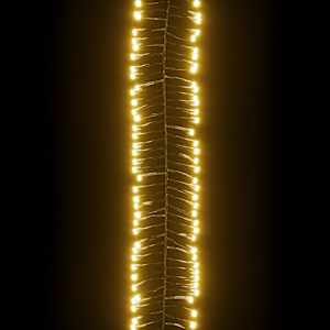 Světelný LED řetěz trs se 400 LED diodami teplý bílý 7,4 m PVC - obrázek 5