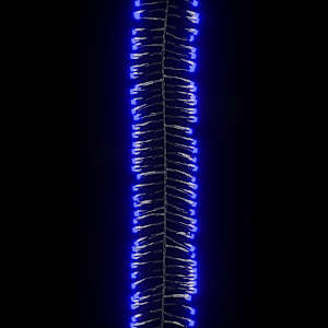 Světelný LED řetěz trs se 3 000 LED diodami modrý 23 m PVC - obrázek 5