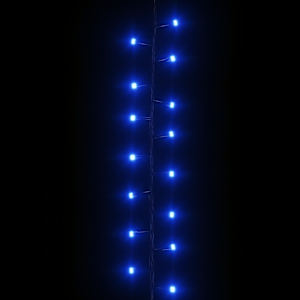 Kompaktní LED řetěz se 3 000 LED diodami modrý 65 m PVC - obrázek 5