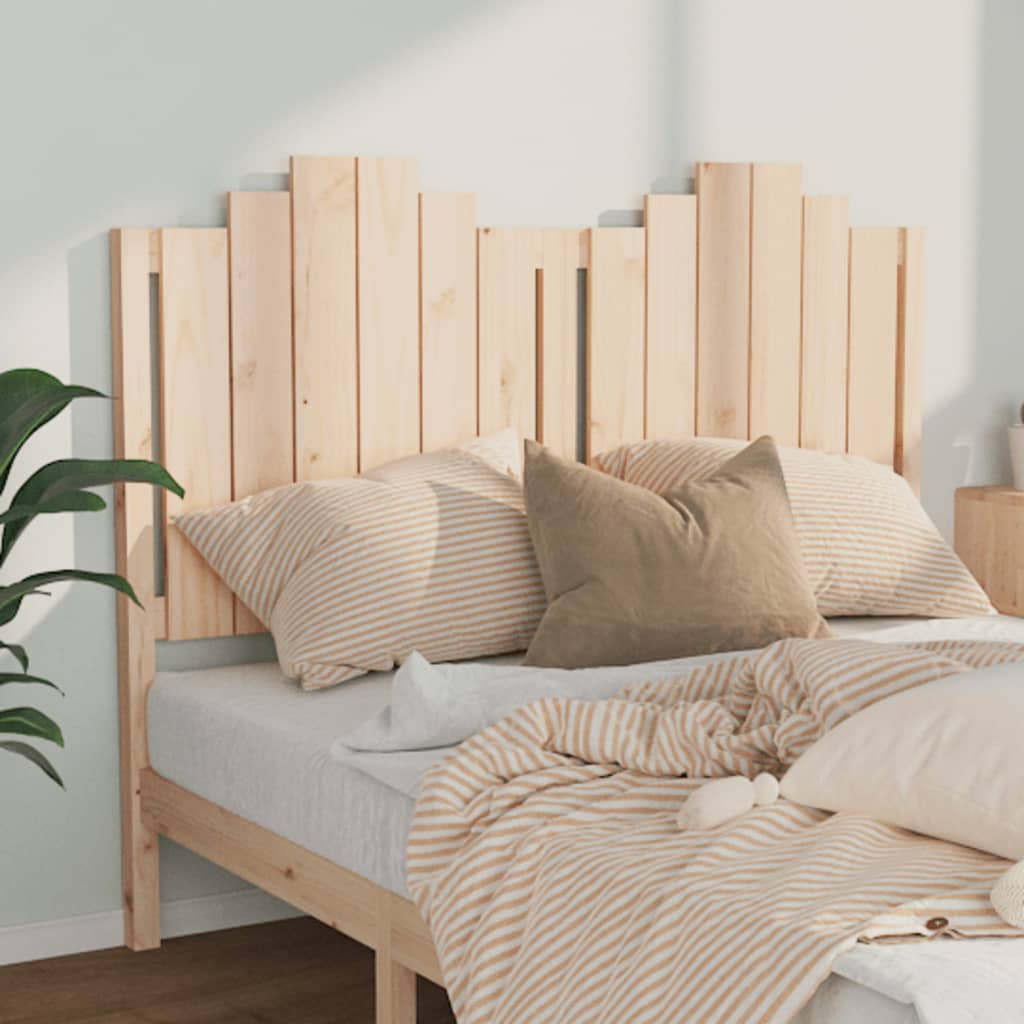 vidaXL Bed Headboard 146x4x110 cm Solid Wood Pine
