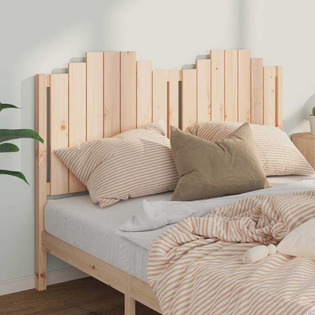 vidaXL Bed Headboard 166x4x110 cm Solid Wood Pine