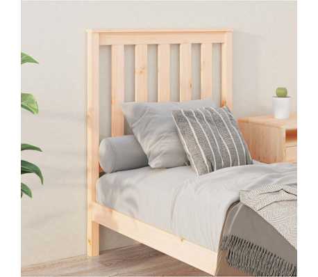 vidaXL Testiera per Letto 81x6x101 cm in Legno Massello di Pino