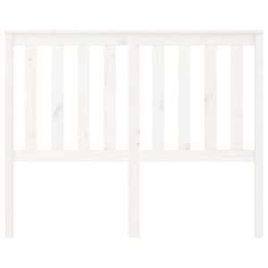 vidaXL feh&eacute;r t&ouml;m&ouml;r fenyőfa &aacute;gyfejt&aacute;mla 126 x 6 x 101 cm