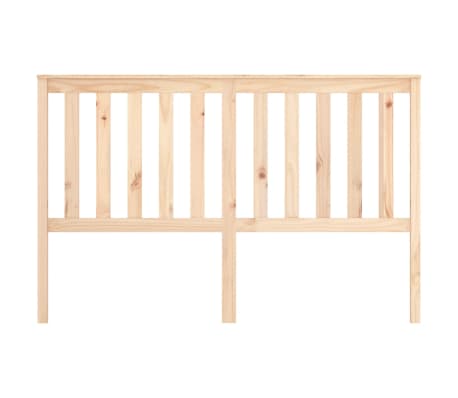 vidaXL Горна табла за легло, 156x6x101 см, бор масив