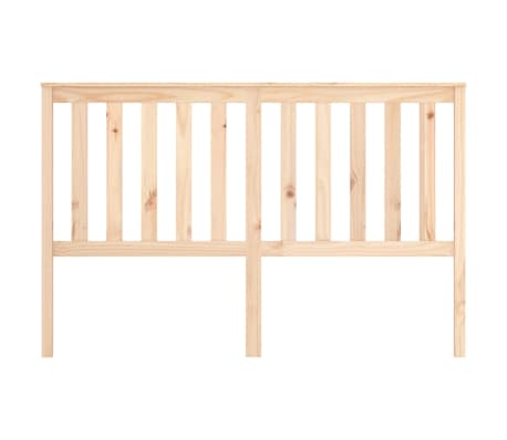 vidaXL Cabecero de cama madera maciza de pino 166x6x101 cm
