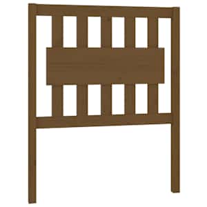 Čelo postele medově hnědé 80,5 x 4 x 100 cm masivní borovice - obrázek 2