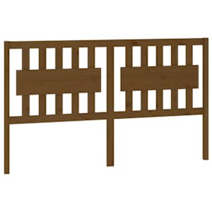 Čelo postele medově hnědé 155,5 x 4 x 100 cm masivní borovice - obrázek 2