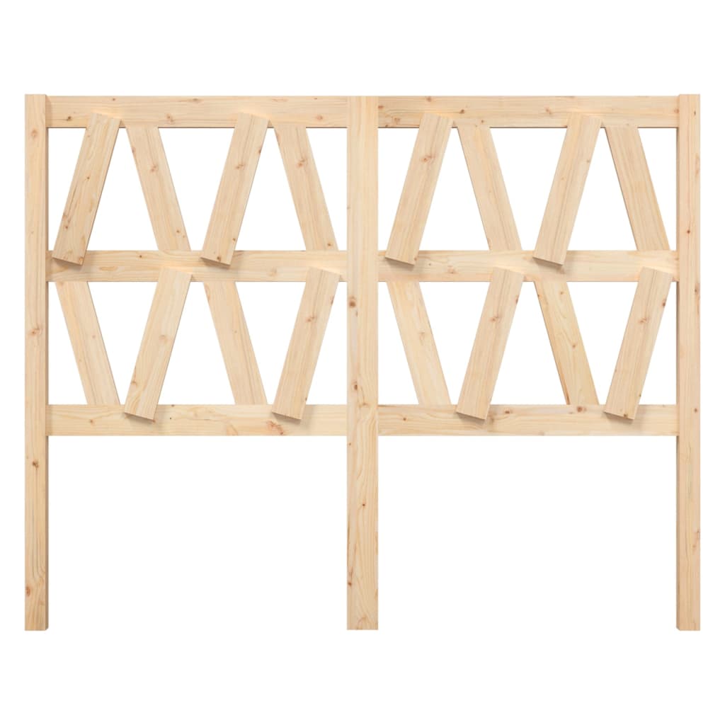 vidaXL Hoofdbord 141x4x100 cm massief grenenhout afbeelding