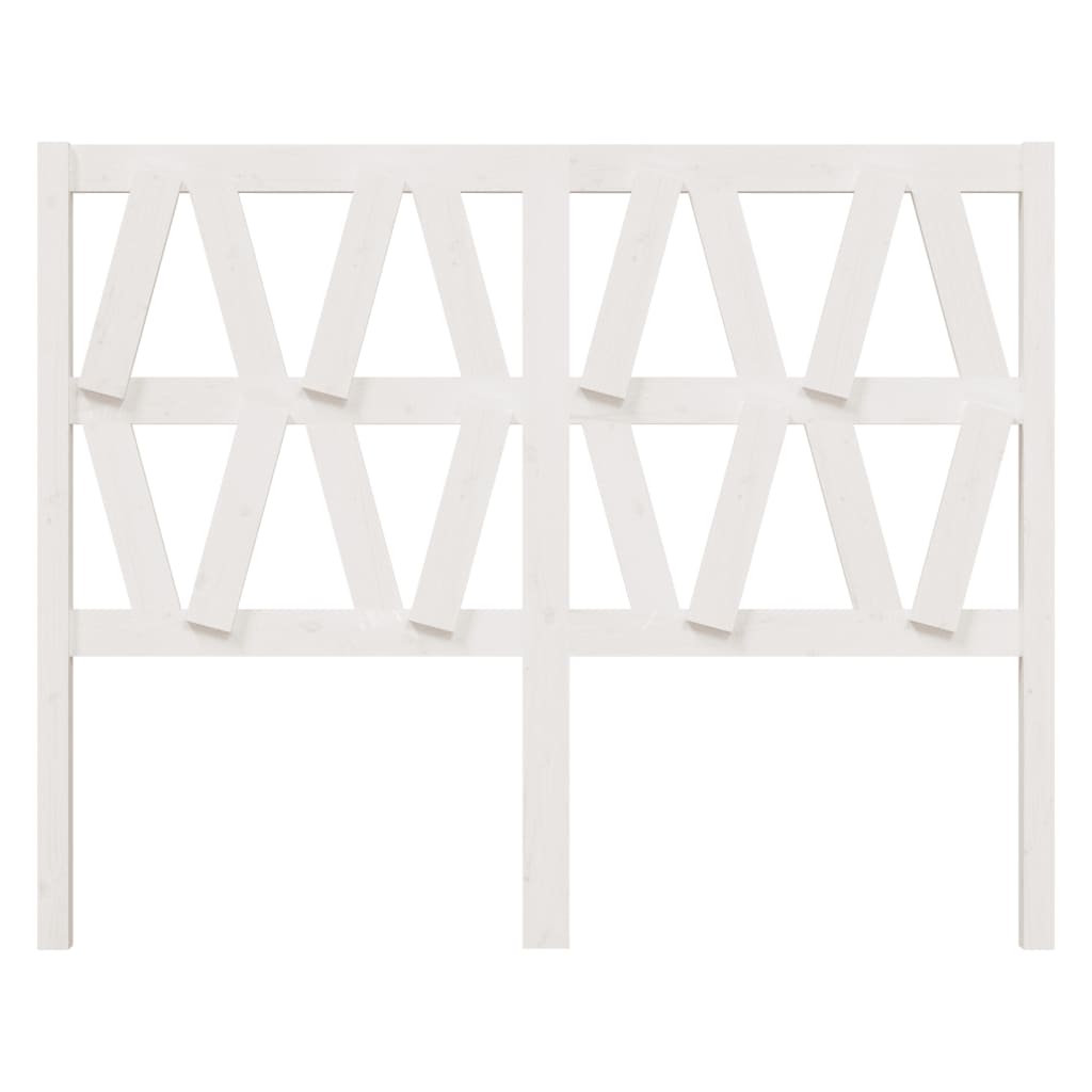 

vidaXL Hoofdbord 166x4x100 cm massief grenenhout wit