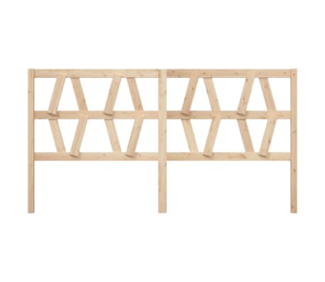 vidaXL Čelo postele 206 x 4 x 100 cm masivn&iacute; borovice