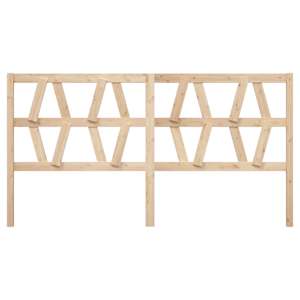 vidaXL Čelo postele 206 x 4 x 100 cm masivn&iacute; borovice