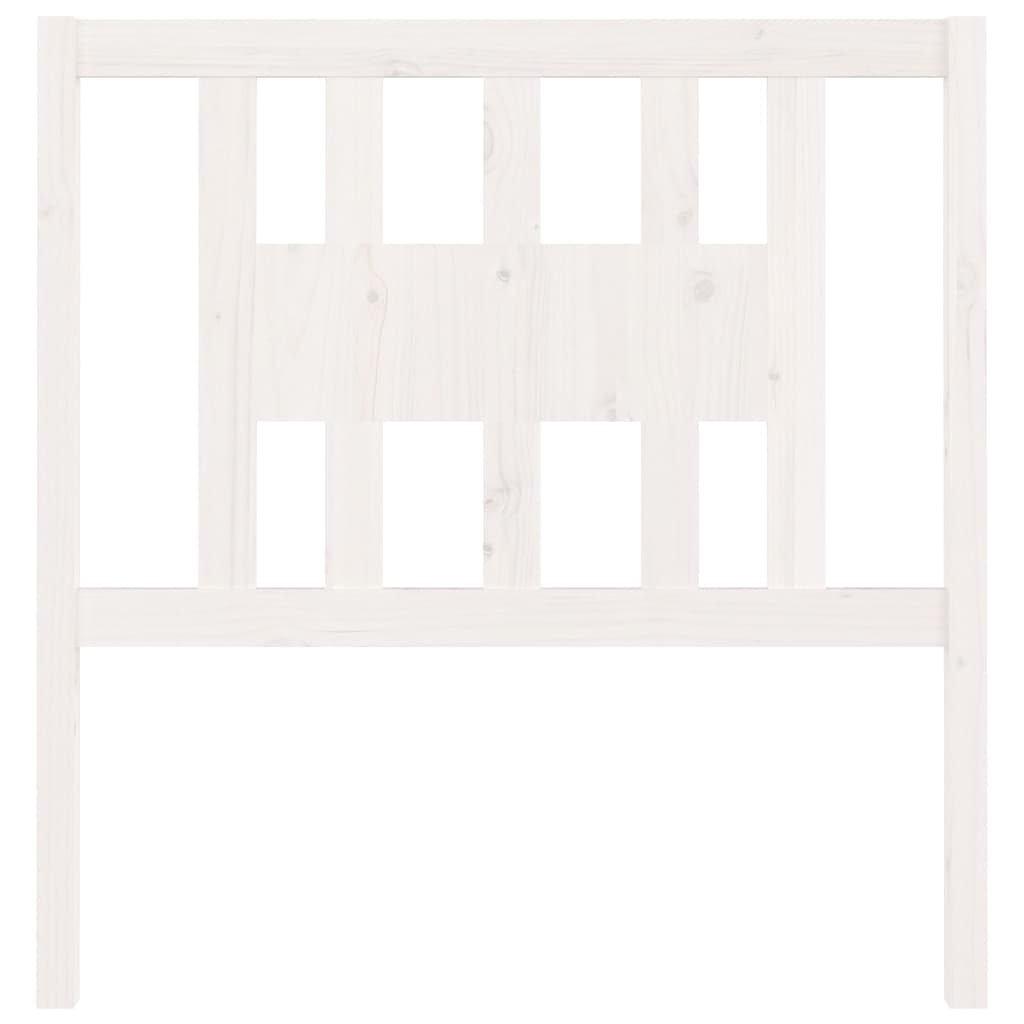 

vidaXL Hoofdbord 81x4x100 cm massief grenenhout wit