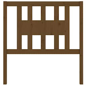 vidaXL Wezgłowie ł&oacute;żka, miodowy brąz, 81x4x100 cm, lite drewno sosnowe