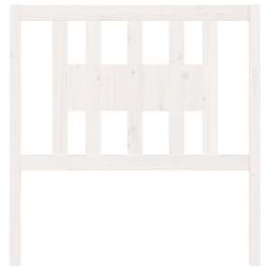 vidaXL feh&eacute;r t&ouml;m&ouml;r fenyőfa fejt&aacute;mla 106 x 4 x 100 cm