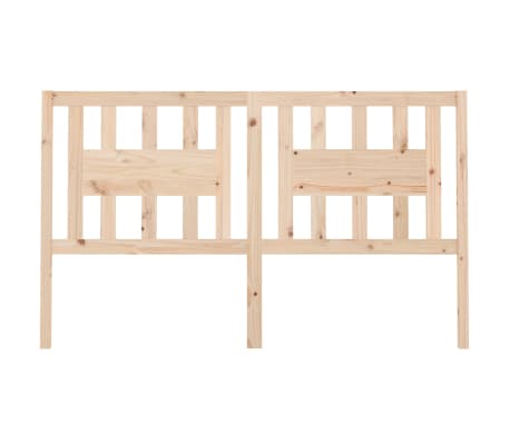 vidaXL Cabecero madera maciza de pino 146x4x100 cm