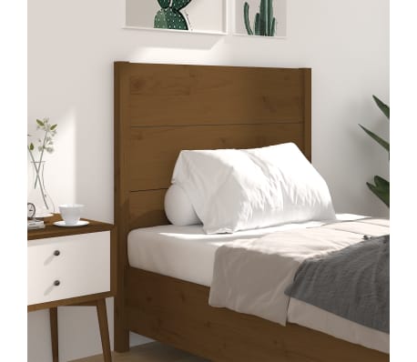 vidaXL Kopfteil Honigbraun 96x4x100 cm Massivholz Kiefer