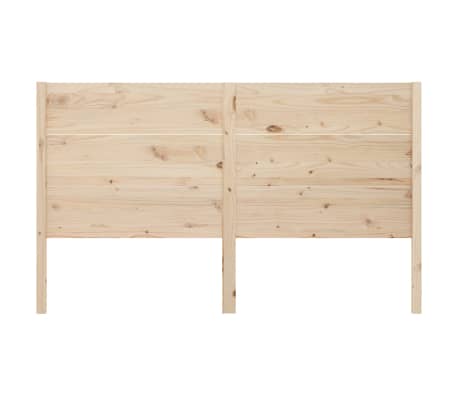 vidaXL Testiera per Letto 126x4x100 cm in Legno Massello di Pino
