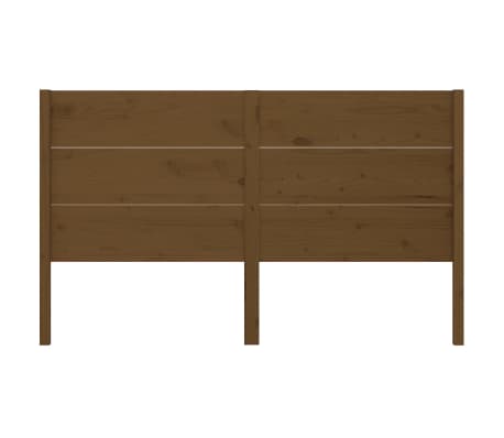 vidaXL Testiera per Letto ambra 146x4x100 cm in Legno Massello di Pino
