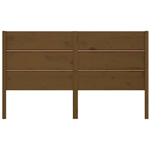 vidaXL Testiera per Letto ambra 146x4x100 cm in Legno Massello di Pino