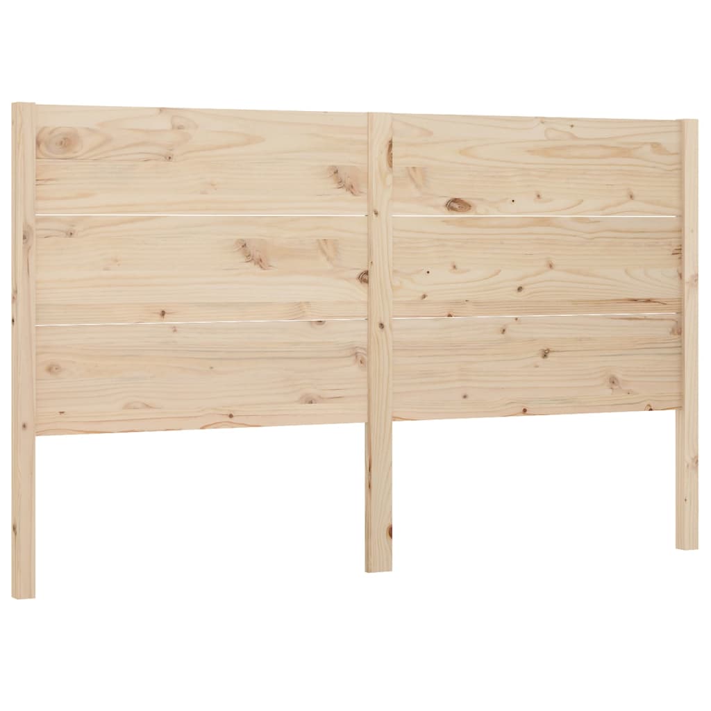 vidaXL Čelo postele 206 x 4 x 100 cm masivní borovice