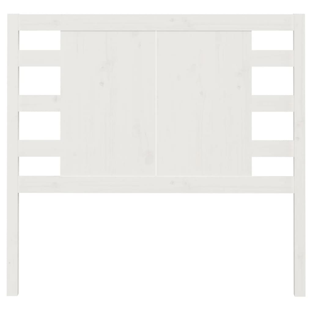 

vidaXL Hoofdbord 81x4x100 cm massief grenenhout wit
