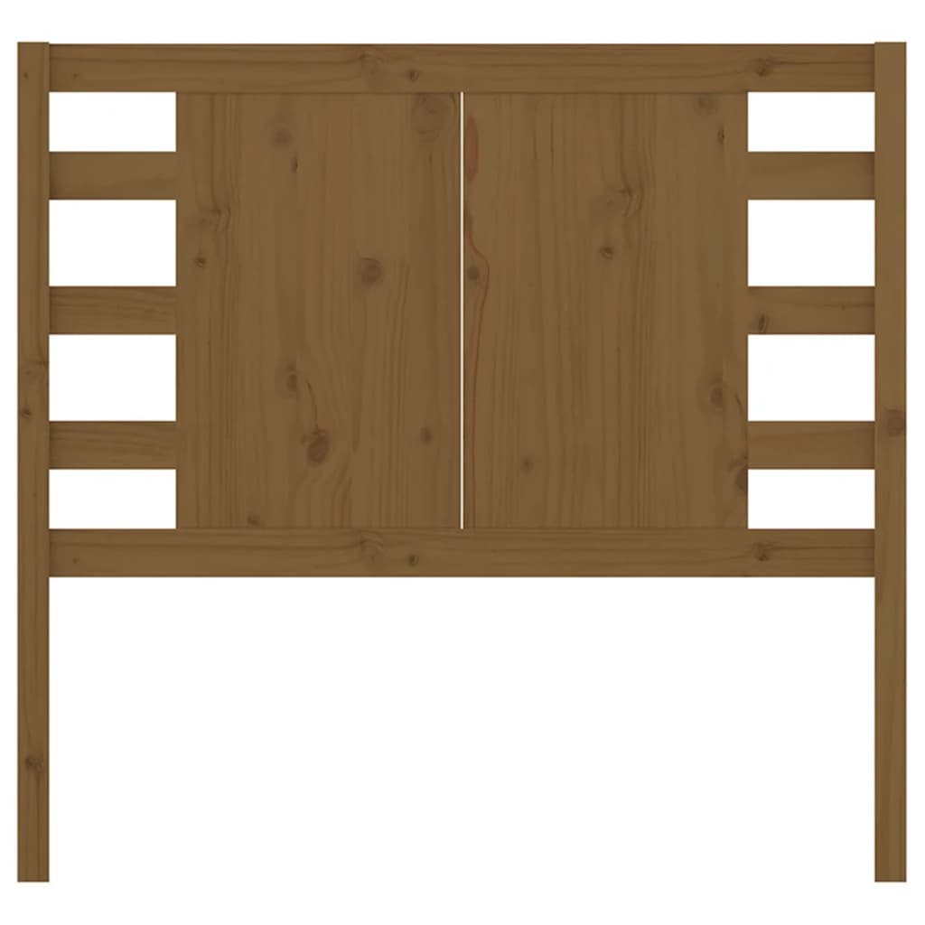 vidaXL Hoofdbord 81x4x100 cm massief grenenhout honingbruin afbeelding