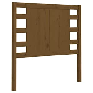 Čelo postele medově hnědé 106 x 4 x 100 cm masivní borovice - obrázek 2