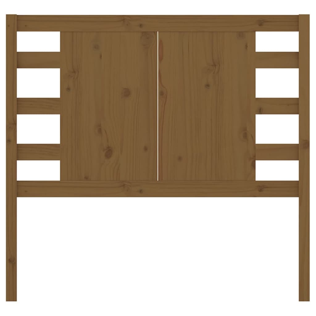 

vidaXL Hoofdbord 106x4x100 cm massief grenenhout honingbruin