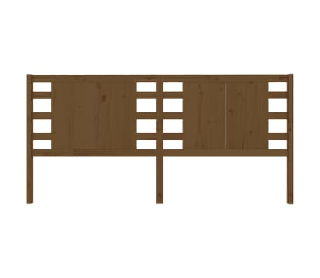 vidaXL Headboard Honey Brown 141x4x100 cm Solid Wood Pine