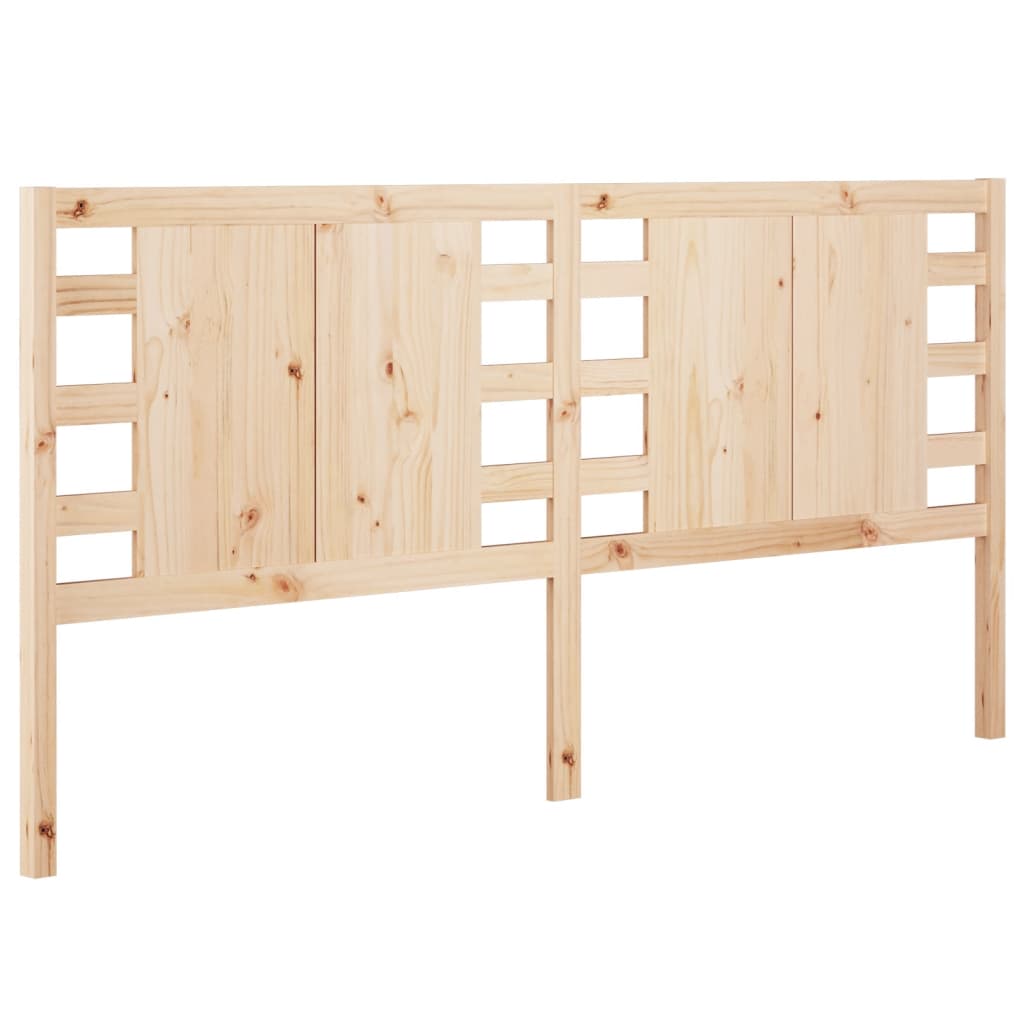 vidaXL Čelo postele 206 x 4 x 100 cm masivní borovice