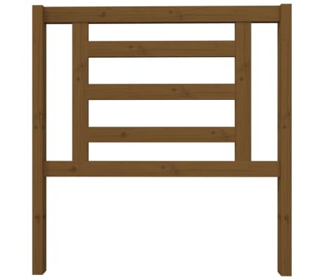 vidaXL Čelo postele medovohned&eacute; 96x4x100 cm mas&iacute;vna borovica