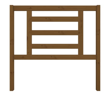 vidaXL Tăblie de pat, maro miere, 106x4x100 cm, lemn masiv de pin