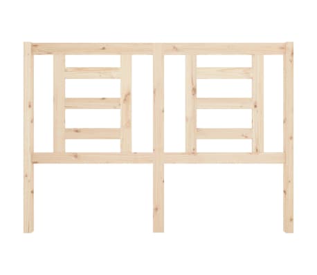 vidaXL Sengegavl 141x4x100 cm heltre furu