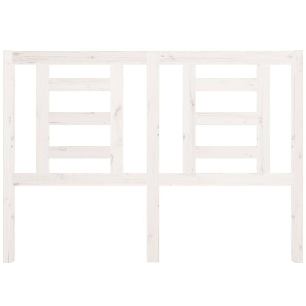 

vidaXL Hoofdbord 141x4x100 cm massief grenenhout wit