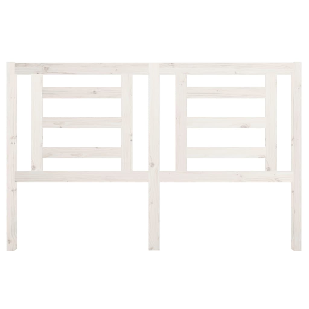 

vidaXL Hoofdbord 156x4x100 cm massief grenenhout wit