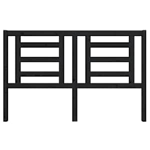 vidaXL Čelo postele čern&eacute; 156 x 4 x 100 cm masivn&iacute; borovice