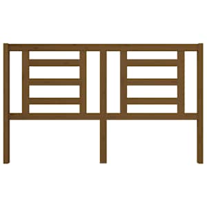 vidaXL Горна табла за легло, меденокафява, 166x4x100 см, бор масив