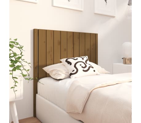 vidaXL voodipeats, meepruun, 95,5 x 4 x 100 cm, m&auml;nnipuit