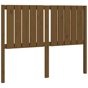 Čelo postele medově hnědé 125,5 x 4 x 100 cm masivní borovice - obrázek 2