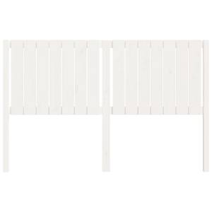 vidaXL Tăblie de pat, alb, 155,5x4x100 cm, lemn masiv de pin