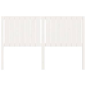vidaXL Tăblie de pat, alb, 165,5x4x100 cm, lemn masiv de pin