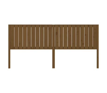 vidaXL Testiera per Letto Ambra 205,5x4x100 cm Legno Massello di Pino