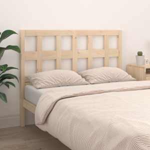 vidaXL Bed Headboard 145.5x4x100 cm Solid Wood Pine