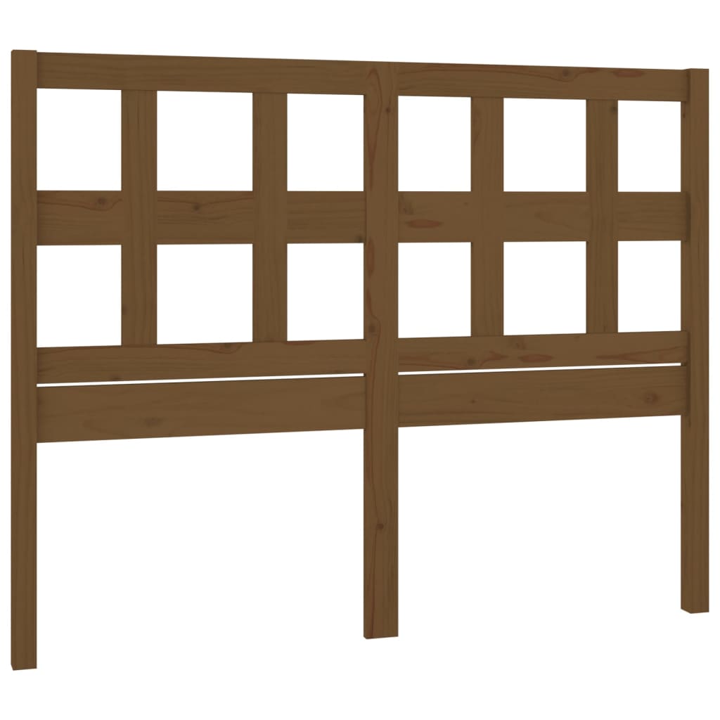 E-shop vidaXL Čelo postele medovo-hnedé 185,5x4x100 cm masívna borovica