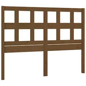 Čelo postele medově hnědé 205,5 x 4 x 100 cm masivní borovice - obrázek 2
