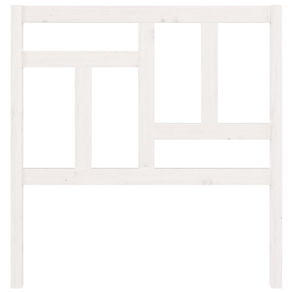 

vidaXL Hoofdbord 95,5x4x100 cm massief grenenhout wit