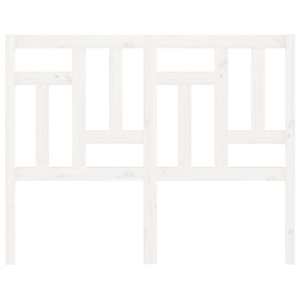vidaXL Kopfteil Wei&szlig; 140,5x4x100 cm Massivholz Kiefer