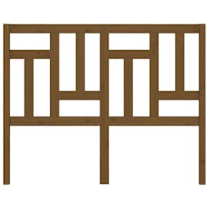 vidaXL Hoofdbord 155,5x4x100 cm massief grenenhout honingbruin