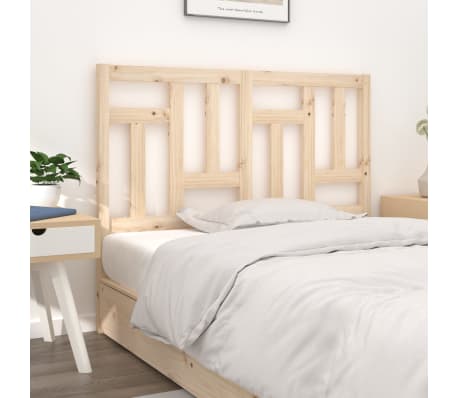 vidaXL Sengegavl 185,5x4x100 cm heltre furu